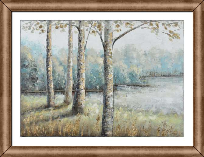 Репродукции картин Березовая роща у озера