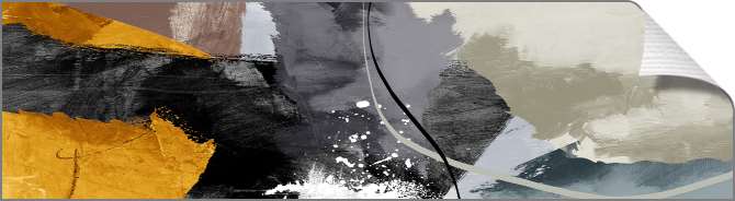 Картины на фотобумаге Цветные абстрактные  пятна и линии