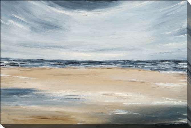 Paintings on canvas Abstraction sea, beach, clouds