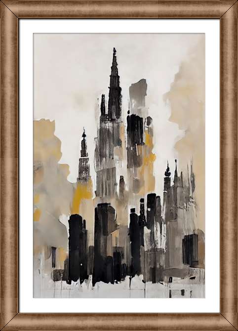 Репродукции картин Городские небоскребы Нью-Йорка