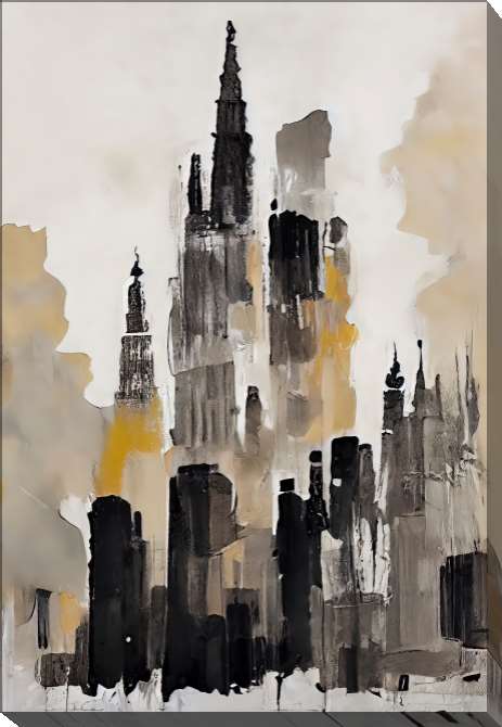 Paintings on canvas New York City Skyscrapers