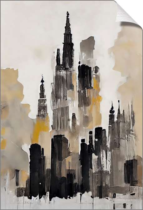 Картины на фотобумаге Городские небоскребы Нью-Йорка