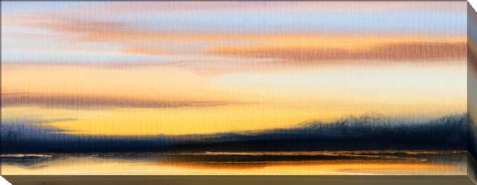Paintings on canvas Sunset abstraction