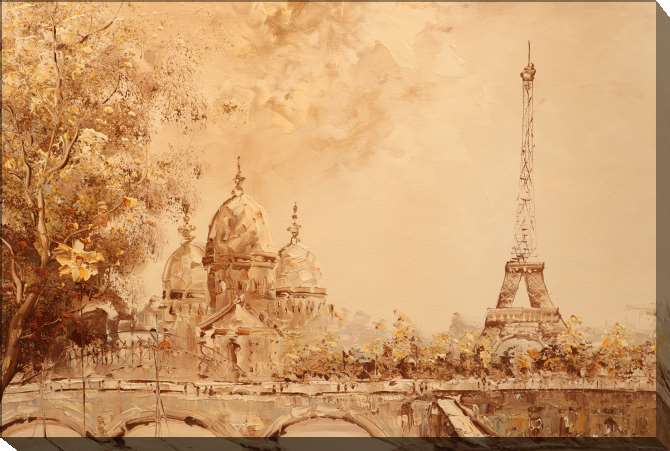Картины на холсте Parisian landscape