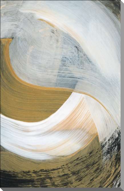 Картины на пластике, пеноркартоне Абстракция плавные широкие линии