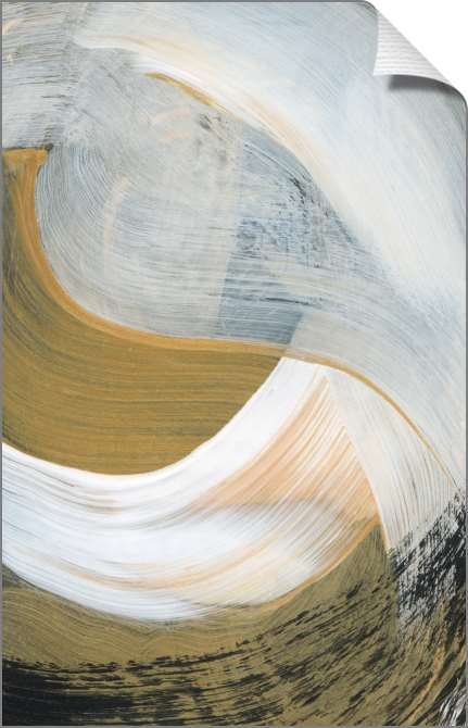 Картины на холсте Абстракция плавные широкие линии