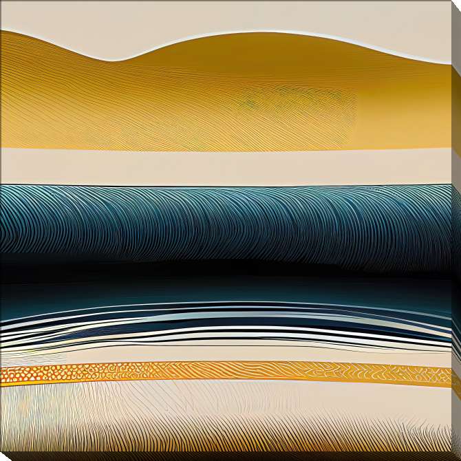 Картины на холсте Retro Japanese style graphics