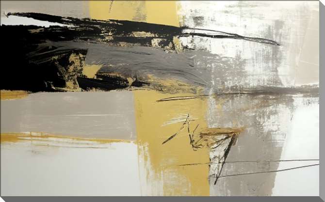 Картины на пластике, пеноркартоне Гранж абстракция имитация фрески