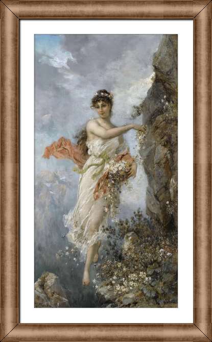 Картины в рамке, багете Альпийская Флора