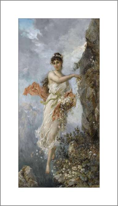 Картины, фото с паспарту Альпийская Флора