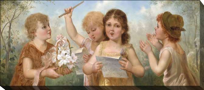 Картины на подрамнике Весенний концерт