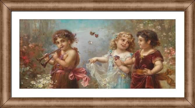 Картины в рамке, багете Весна жизни