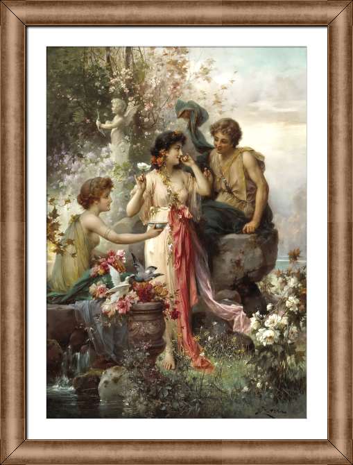 Картины в рамке, багете Любовное предложение