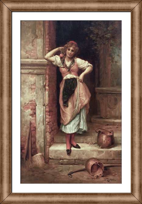 Картины в рамке, багете Передышка от работы