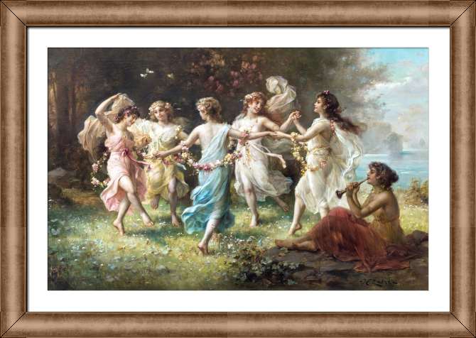 Картины в рамке, багете Танец