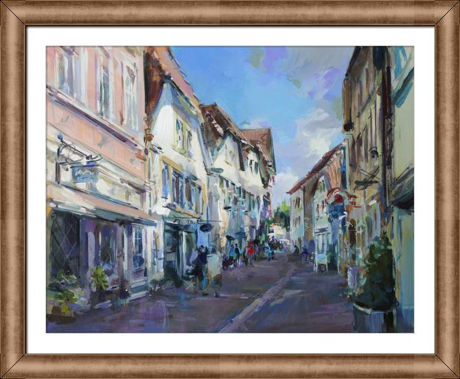 Картины в рамке, багете Old town