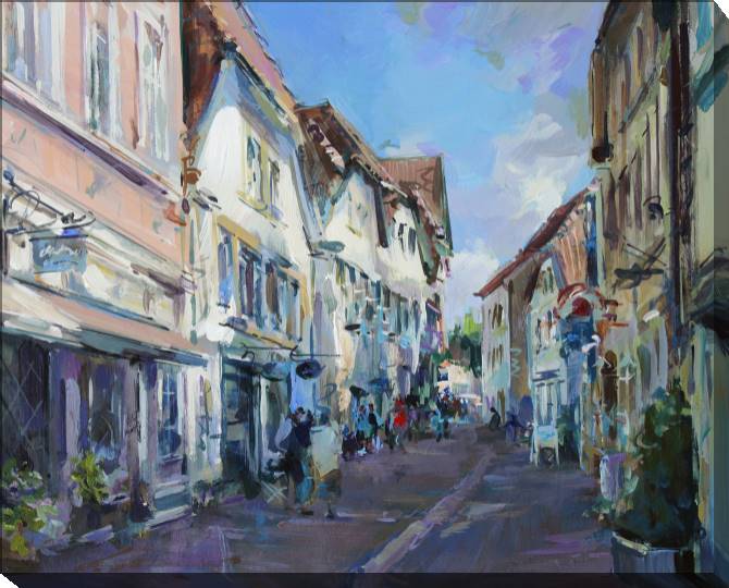 Paintings on canvas Old town