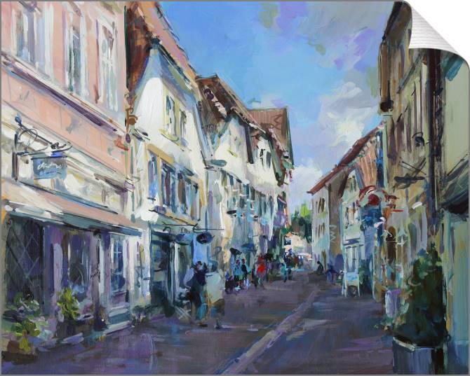 Картины на холсте Old town