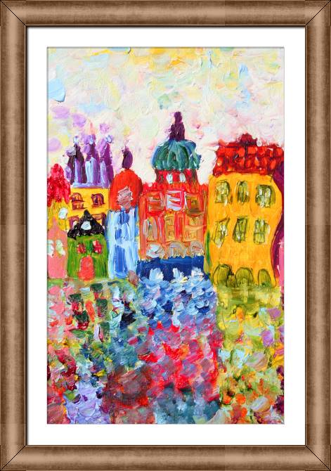 Картины в рамке, багете Fun houses