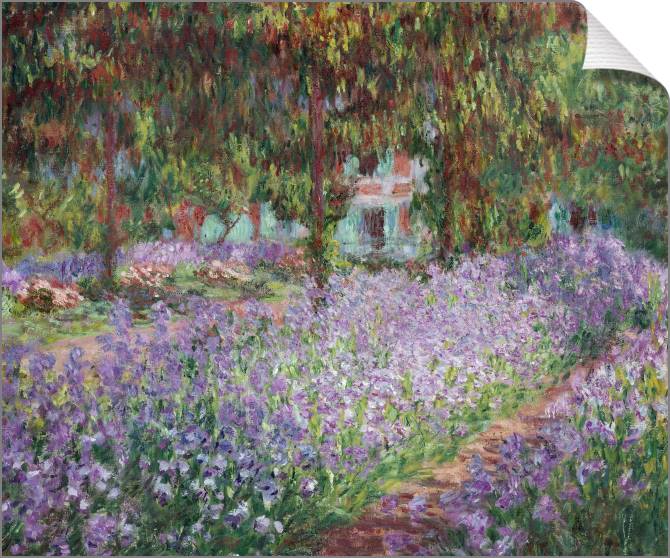 Картины на холсте Claude Monet Irises in Monet''s Garden