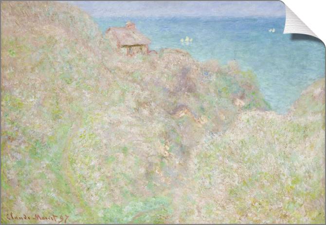 Купить и печать на заказ Картины на холсте Клод Моне Petit-Ailly, Varengeville under the Sun