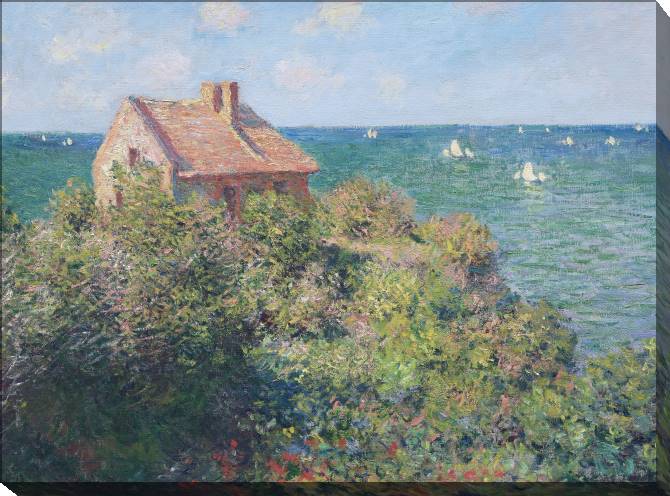 Paintings on canvas Claude Monet Fisherman's Cottage at Varengeville