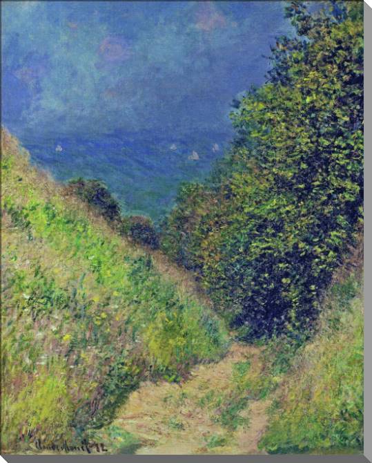 Купить и печать на заказ Картины на холсте Клод Моне Path at Pourville