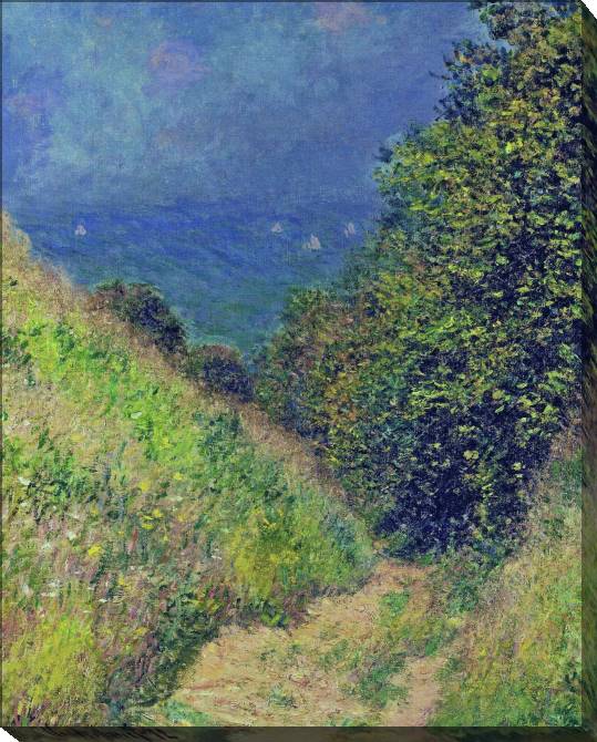 Картины на холсте Claude Monet-Path at Pourville