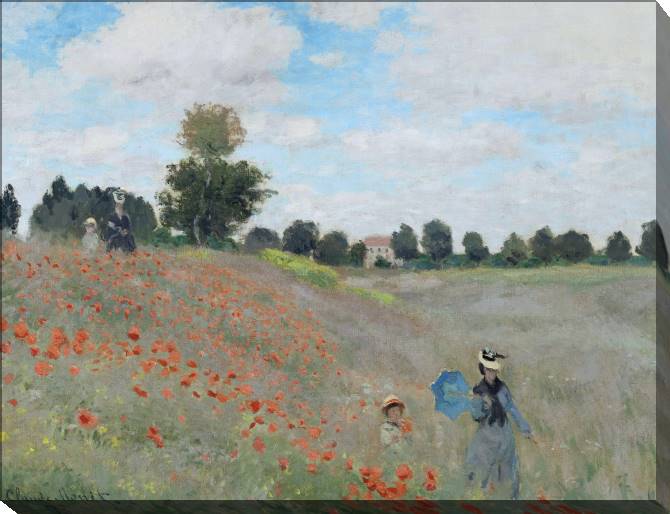 Paintings on canvas Claude Monet Poppies Near Argenteuil