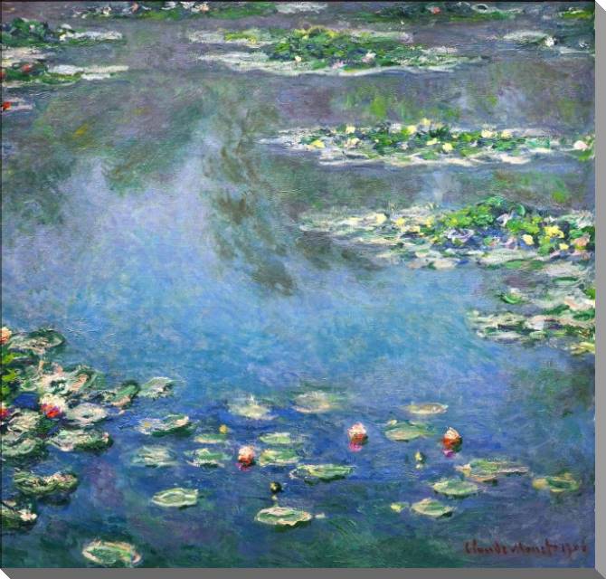 Купить и печать на заказ Картины на холсте Клод Моне Water Lilies