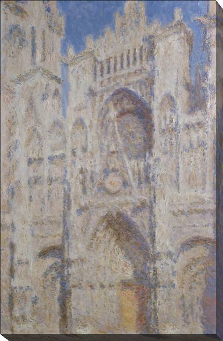 Купить и печать на заказ Картины на холсте Клод Моне Rouen  Cathedral, Portal in the Sun
