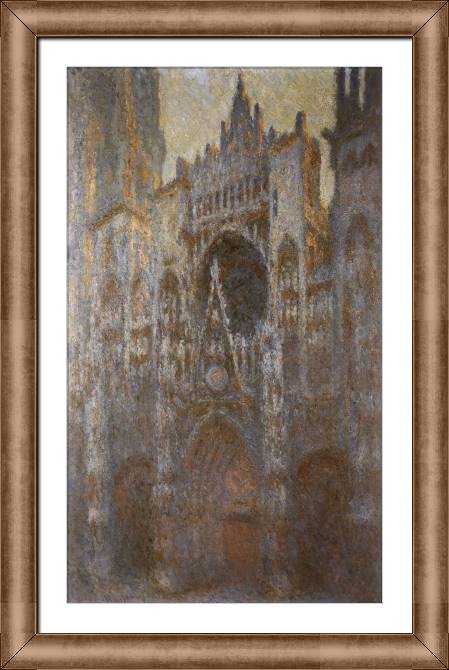 Картины в рамке, багете Claude Monet Rouen Cathedral