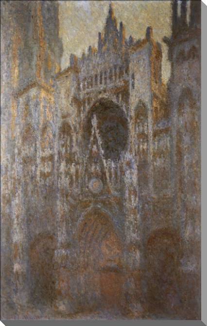 Купить и печать на заказ Картины на холсте Клод Моне Rouen Cathedral