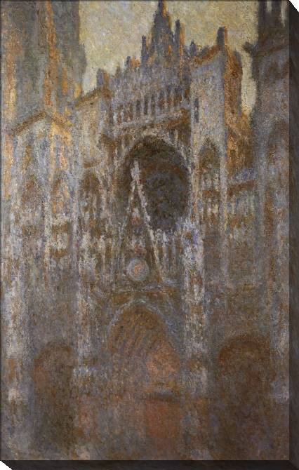 Купить и печать на заказ Картины на холсте Клод Моне Rouen Cathedral