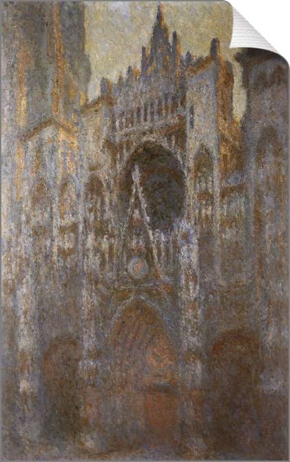 Купить и печать на заказ Картины на холсте Клод Моне Rouen Cathedral