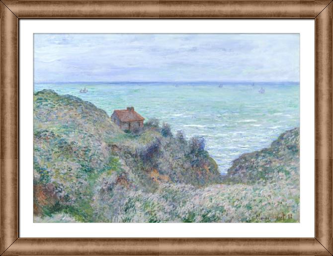 Картины в рамке, багете Claude Monet Customs House