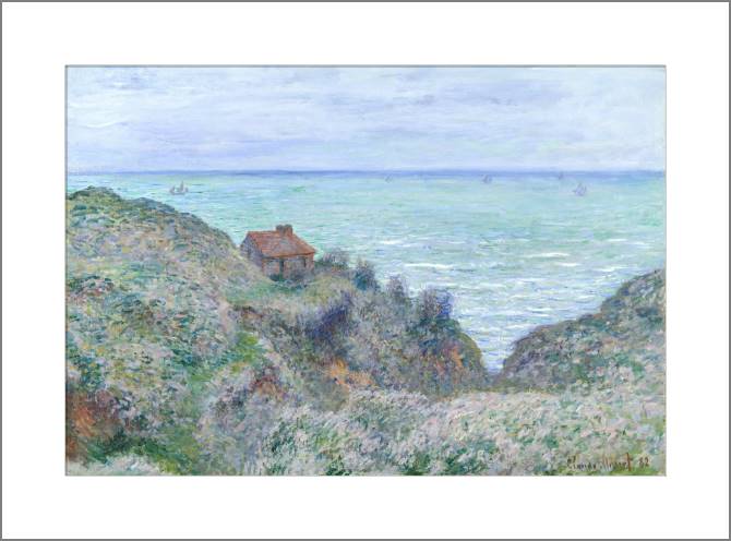 Купить и печать на заказ Картины, фото с паспарту Клод Моне Customs House