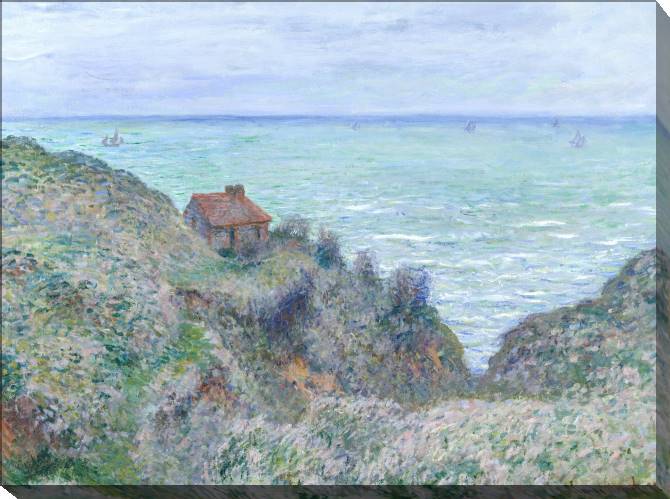 Paintings on canvas Claude Monet Customs House