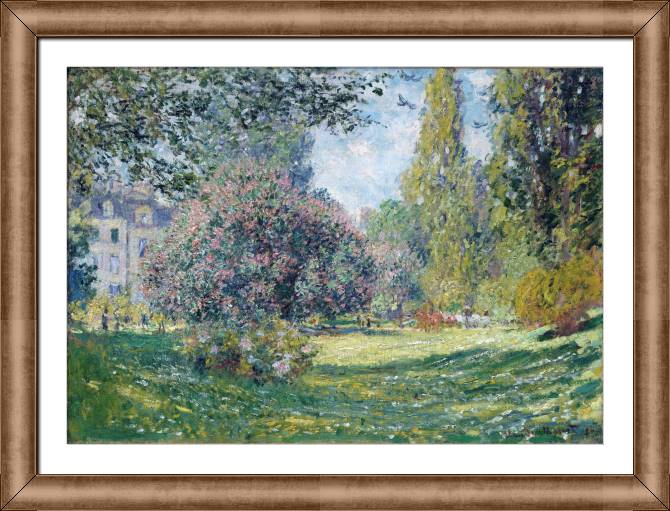 Картины в рамке, багете Claude Monet Parc Monceau, Paris
