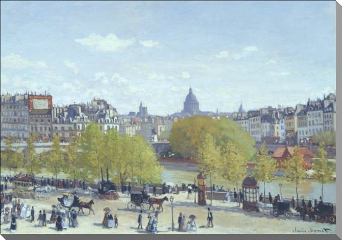 Paintings on canvas Claude Monet the Quai du Louvre