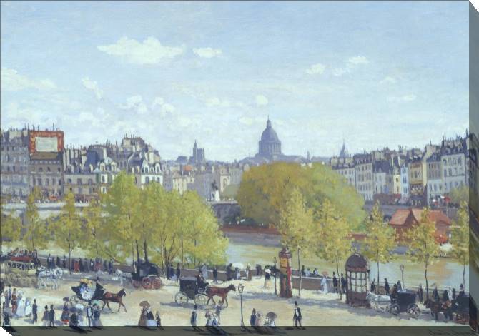 Paintings on canvas Claude Monet the Quai du Louvre