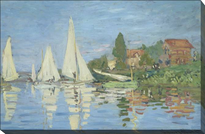 Paintings on canvas Claude Monet Regatta at Argenteuil