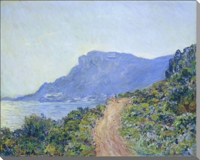 Купить и печать на заказ Картины на холсте Клод Моне The Corniche of Monaco