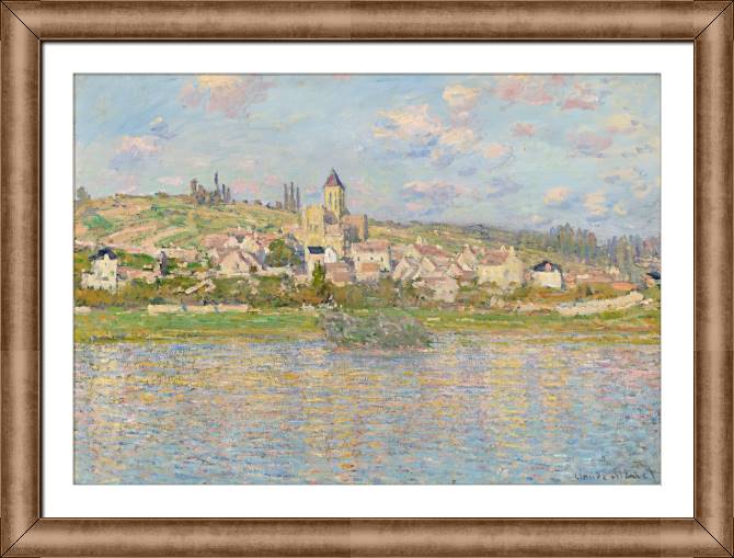 Картины в рамке, багете Claude Monet Vetheuil