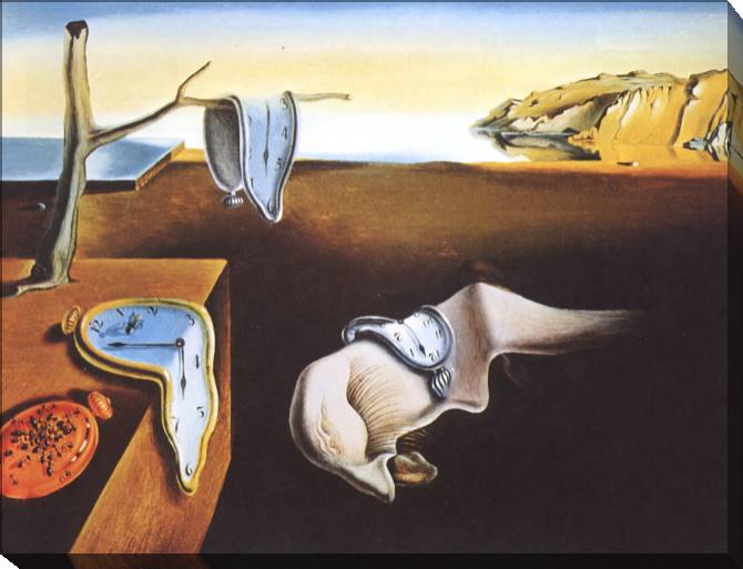 Купить и печать на заказ Картины на холсте Сальвадор Дали Persistence Of Memory