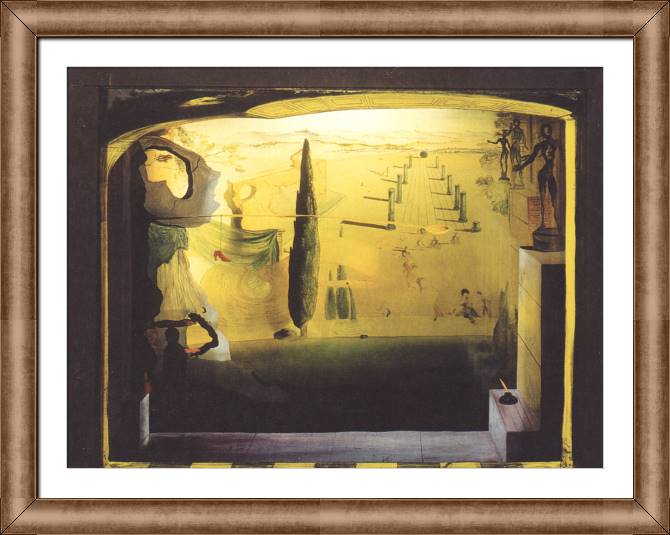 Картины в рамке, багете Salvador Dali The little theater