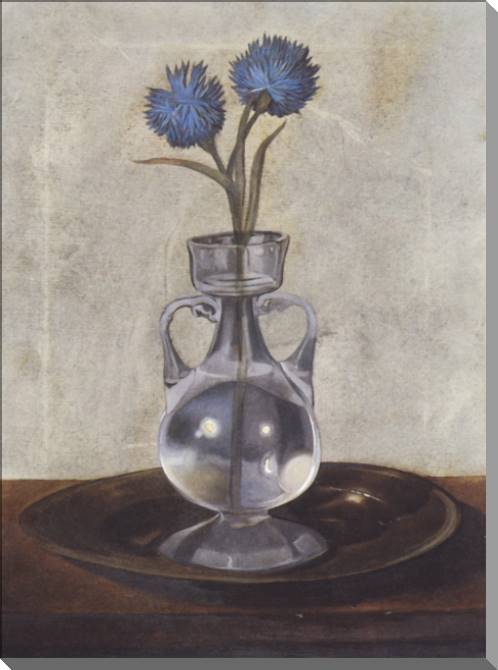 Купить и печать на заказ Картины на холсте Сальвадор Дали The Vase Of Cornflowers