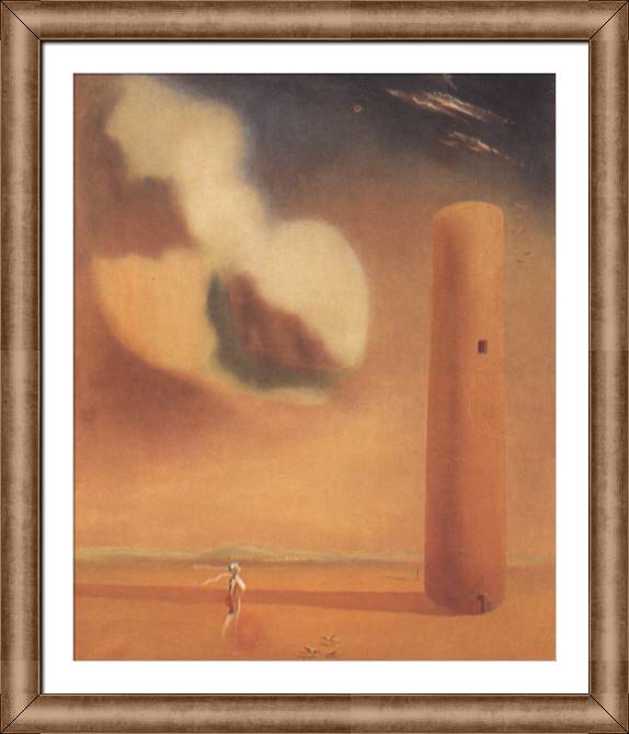 Framed and baguette paintings Salvador Dali The Tower