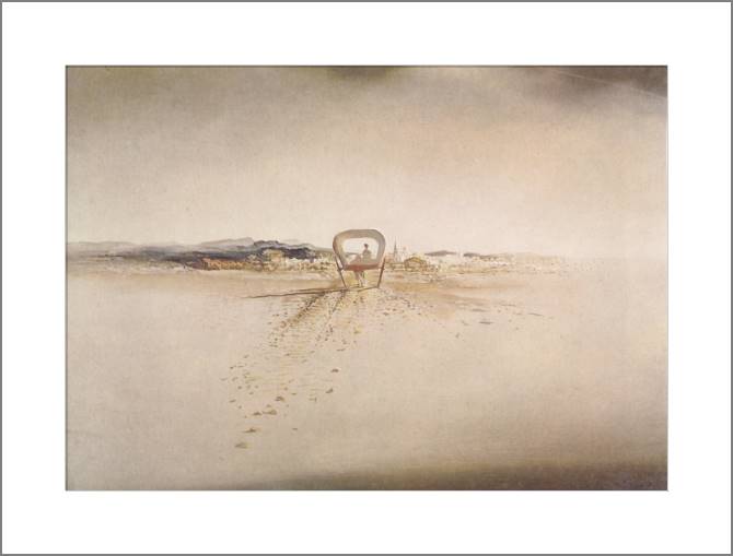 Купить и печать на заказ Картины, фото с паспарту Сальвадор Дали The Phantom Cart