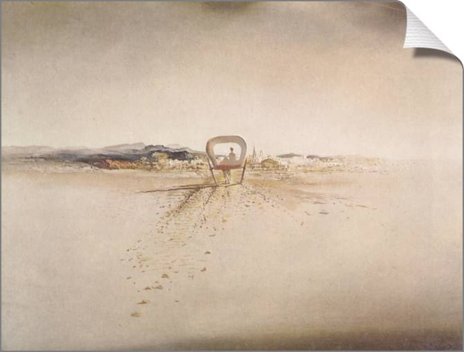 Paintings on canvas Salvador Dali The Phantom Cart